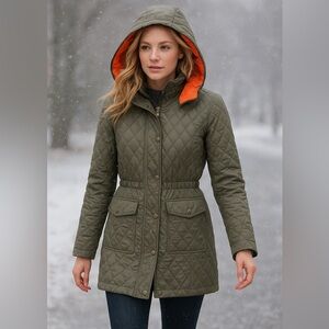 NWOT Vince Camuto Mini-Quilted Winter Coat Sz M